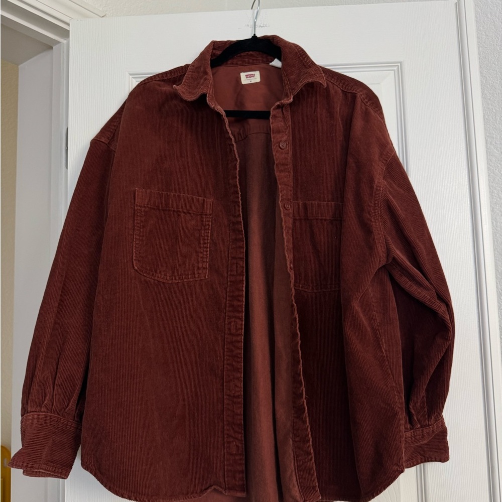 Men's Dark Brown Corduroy Levi Jacket size M